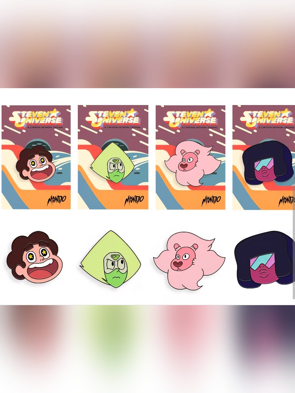 Mondo Steven Universe Enamel Pin Set - HTF